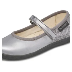 Ballerinasko<Naturino Leather and fabric ballet flats FROLLIK 2 Grå