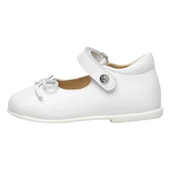 Ballerinasko^Naturino Leather ballet flats with bow BALLET Hvid