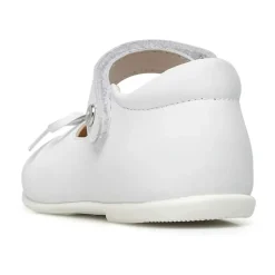 Ballerinasko^Naturino Leather ballet flats with bow BALLET Hvid