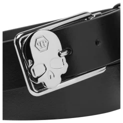 Bælter^Philipp Plein Leather Belt Sort