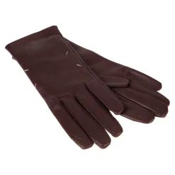 Handsker^Maison Margiela Leather Gloves Lilla