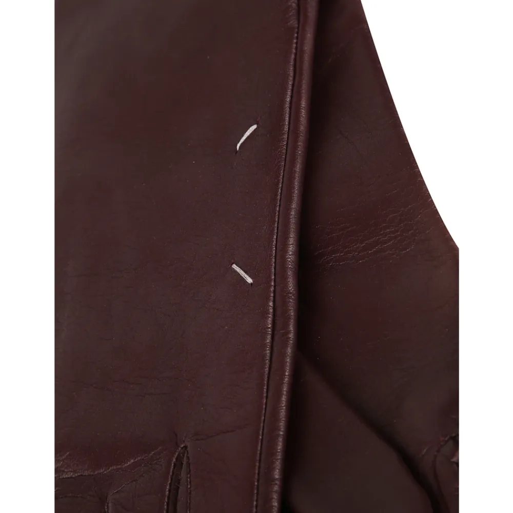 Handsker^Maison Margiela Leather Gloves Lilla