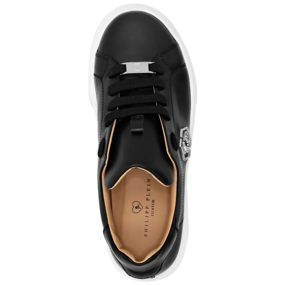 Sneakers<Philipp Plein Leather Lo-Top Sneakers The Plein Original Sort