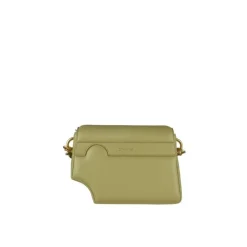 Bæltetasker<Off White Leather Mini Bag Grøn
