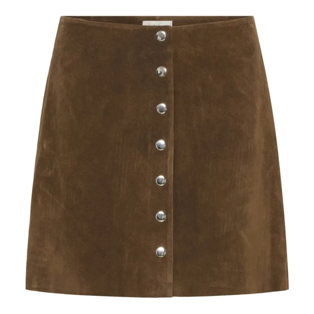 Nederdele<Karen by Simonsen Leather Skirts Brun