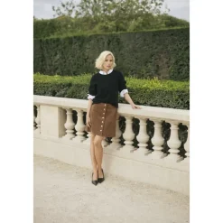 Nederdele<Karen by Simonsen Leather Skirts Brun