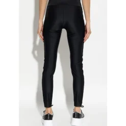 Bukser<Versace Jeans Couture Leggings med sidestriber Sort
