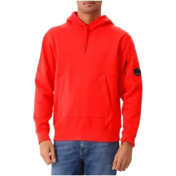 Trøjer^C.P. Company Lens Hoodie Rød
