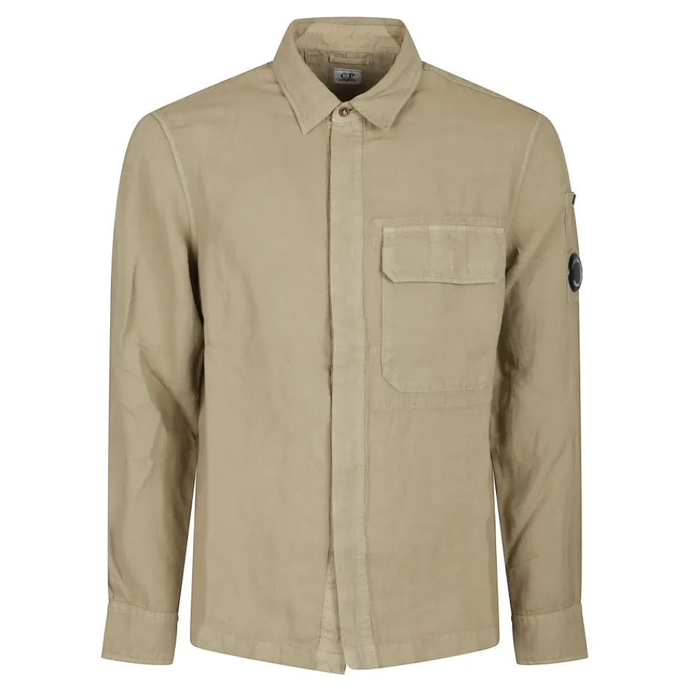 Skjorter^C.P. Company Lens Overshirt Beige