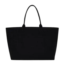 Indkøbstasker<Anine Bing Leo Canvas Tote Sort