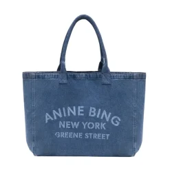 Indkøbstasker<Anine Bing Leo Shopper Bag Blå