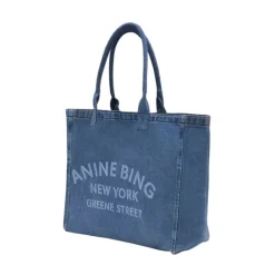 Indkøbstasker<Anine Bing Leo Shopper Bag Blå