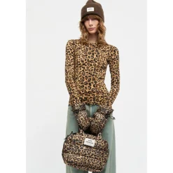 Handsker^Mads Nørgaard Leopard Animal Print Pude Lys Multifarvet