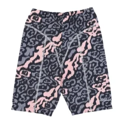 Træningsbukser & Tights<VISION OF SUPER Leopard Cykelshorts Pink/Grå Multifarvet