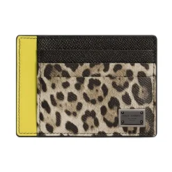 Punge & Kortholder^Dolce & Gabbana Leopard Print Kortholder Pung Multifarvet