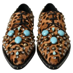 Snøresko<Dolce & Gabbana Leopard Sko Multifarvet