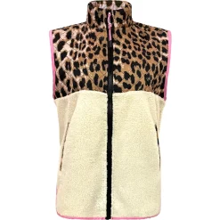 Jakker<Liberté Leopard Teddy Vest Multifarvet