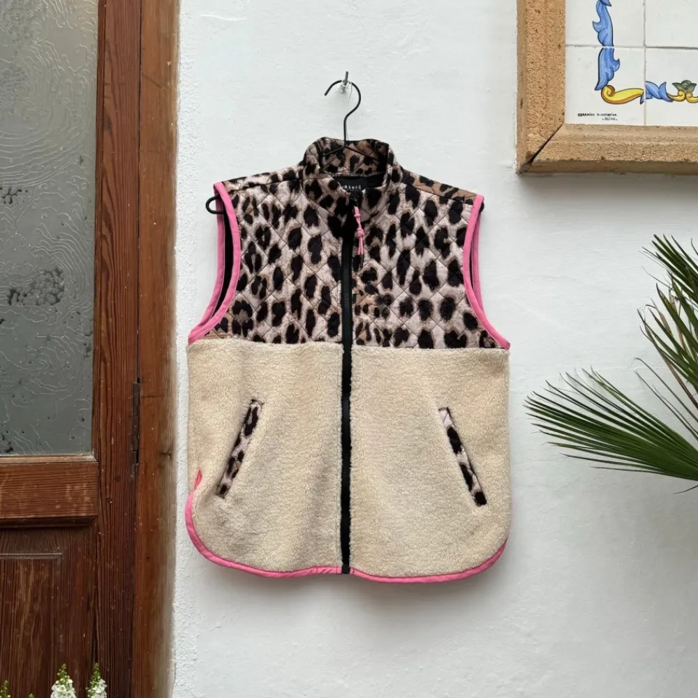 Jakker<Liberté Leopard Teddy Vest Multifarvet