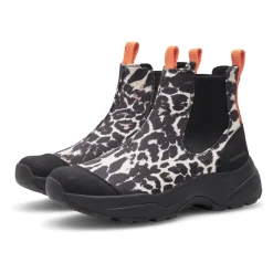 Støvler|Chelsea Boots^Woden Leopard Vandtæt Slip-On Støvle til Kvinder Multifarvet