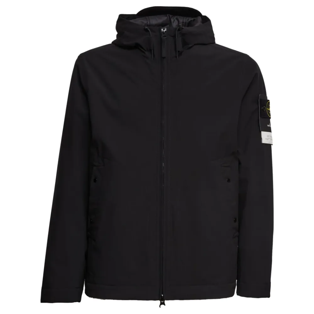 Jakker<Stone Island Let Jakke Sort