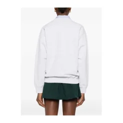 Sweatshirts^Sporty & Rich Lettering Crewneck Grå