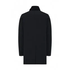 Frakker<Duno 3-Level bi-stretch down-filled fabric coat Sort