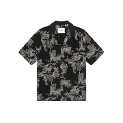 Skjorter^Les Deux Liam Flower Shirt Sort