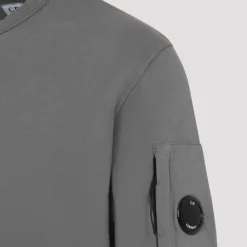 Sweatshirts^C.P. Company Light Fleece Crewneck Sweatshirt Grå