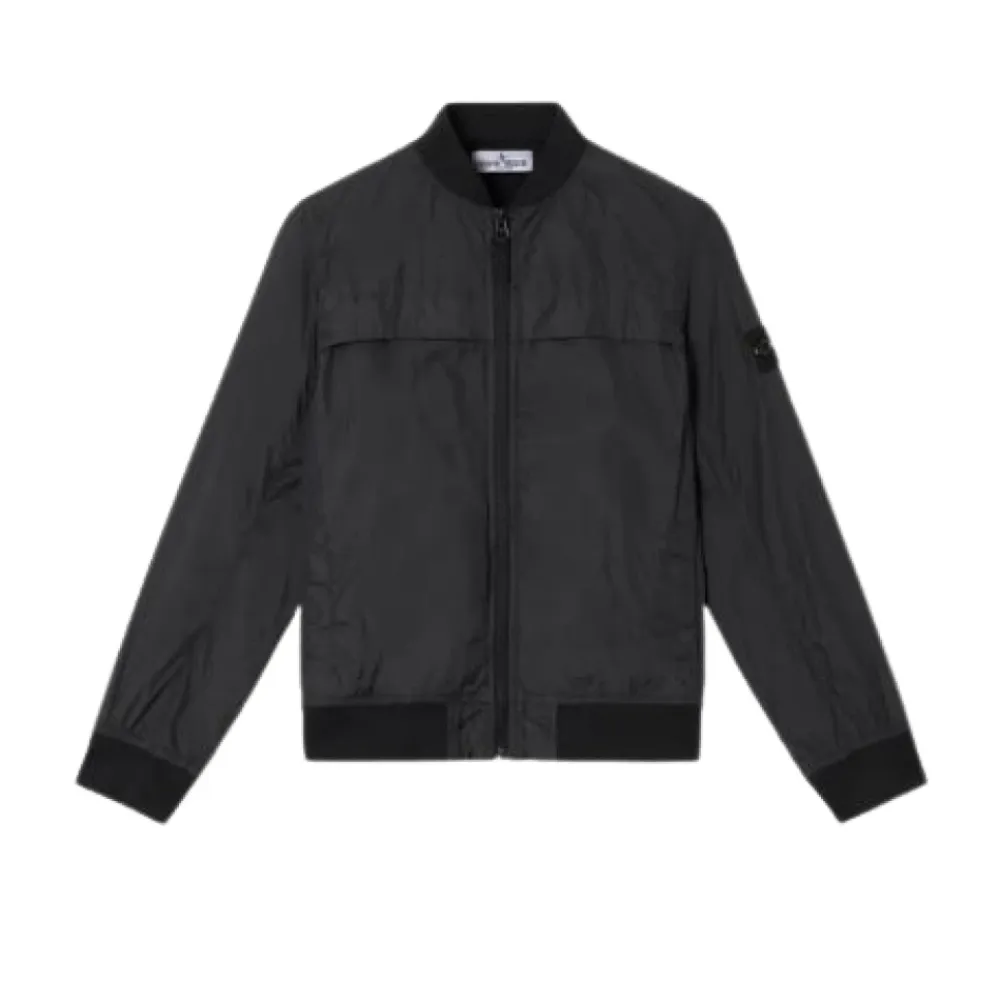 Jakker<Stone Island Light Jacket Sort