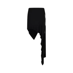 Nederdele<The Attico Light Jersey Midi Skirt Sort