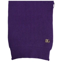 Halstørklæder Og Tørklæder^Dolce & Gabbana Logo Halsvarmer Wrap Tørklæde Lilla