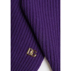 Halstørklæder Og Tørklæder^Dolce & Gabbana Logo Halsvarmer Wrap Tørklæde Lilla