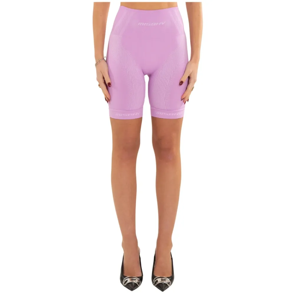 Træningsbukser & Tights<MISBHV Lilla Sport Biker Shorts Pink