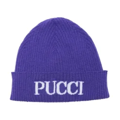 Huer & Kasketter<Pucci Uld Kashmir Hatte Lilla