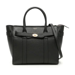 Håndtasker<Mulberry Lille Bayswater Taske med Lynlås Sort