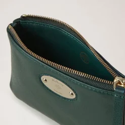 Clutch<Mulberry Lille lynlås møntpung i Green Grøn