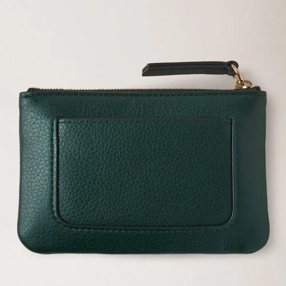 Clutch<Mulberry Lille lynlås møntpung i Green Grøn