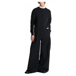Sweatshirts<Balmain Lille stempeltrykt sweatshirt Sort