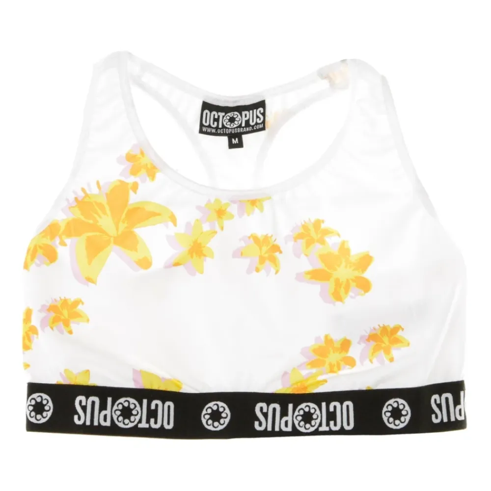 T-Shirts & Toppe<Octopus Lily Sports BH til kvinder Hvid