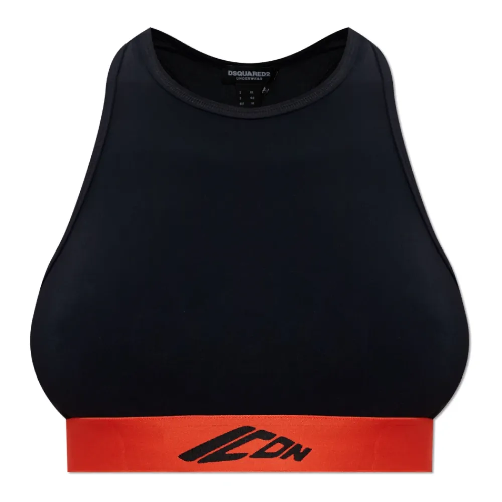 T-Shirts & Toppe^Dsquared2 Lingeri top Sort