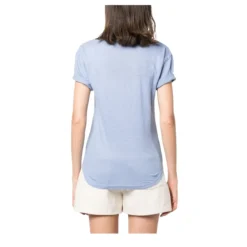 T-Shirts<Isabel Marant Linned T-shirt med Logo Blå