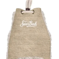 Tasker<MC2 Saint Barth Linnedbåderygsæk Beige