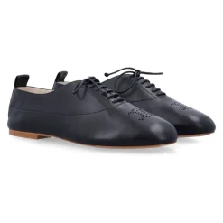 Snøresko<CELINE Lise Perforated Triomphe Richelieu Sko Sort