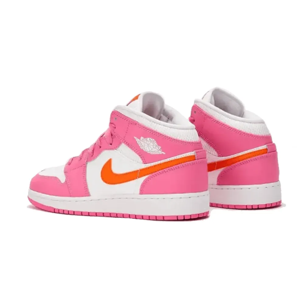 Sneakers^Jordan Livlige Mid sicle Safety Orange Sko Pink