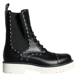 Chelsea Boots<Dolce & Gabbana Lækre Støvler med Midterskaft Sort