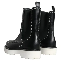 Chelsea Boots<Dolce & Gabbana Lækre Støvler med Midterskaft Sort