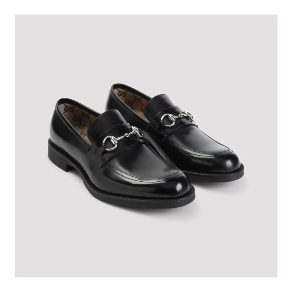 Pæne Sko^Gucci Loafer med hestebidsel Sort