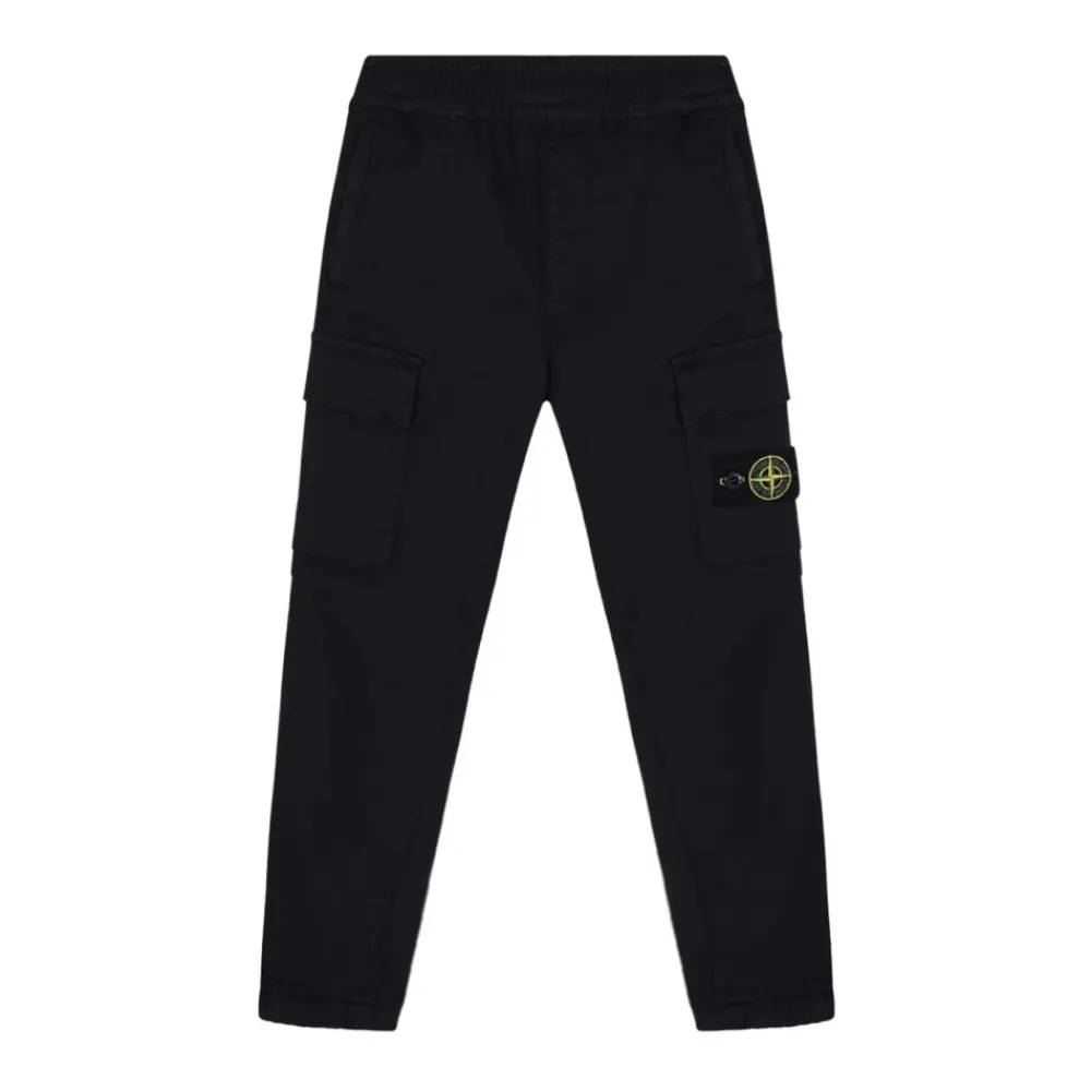 Underdele^Stone Island Logo Badge Trousers Sort