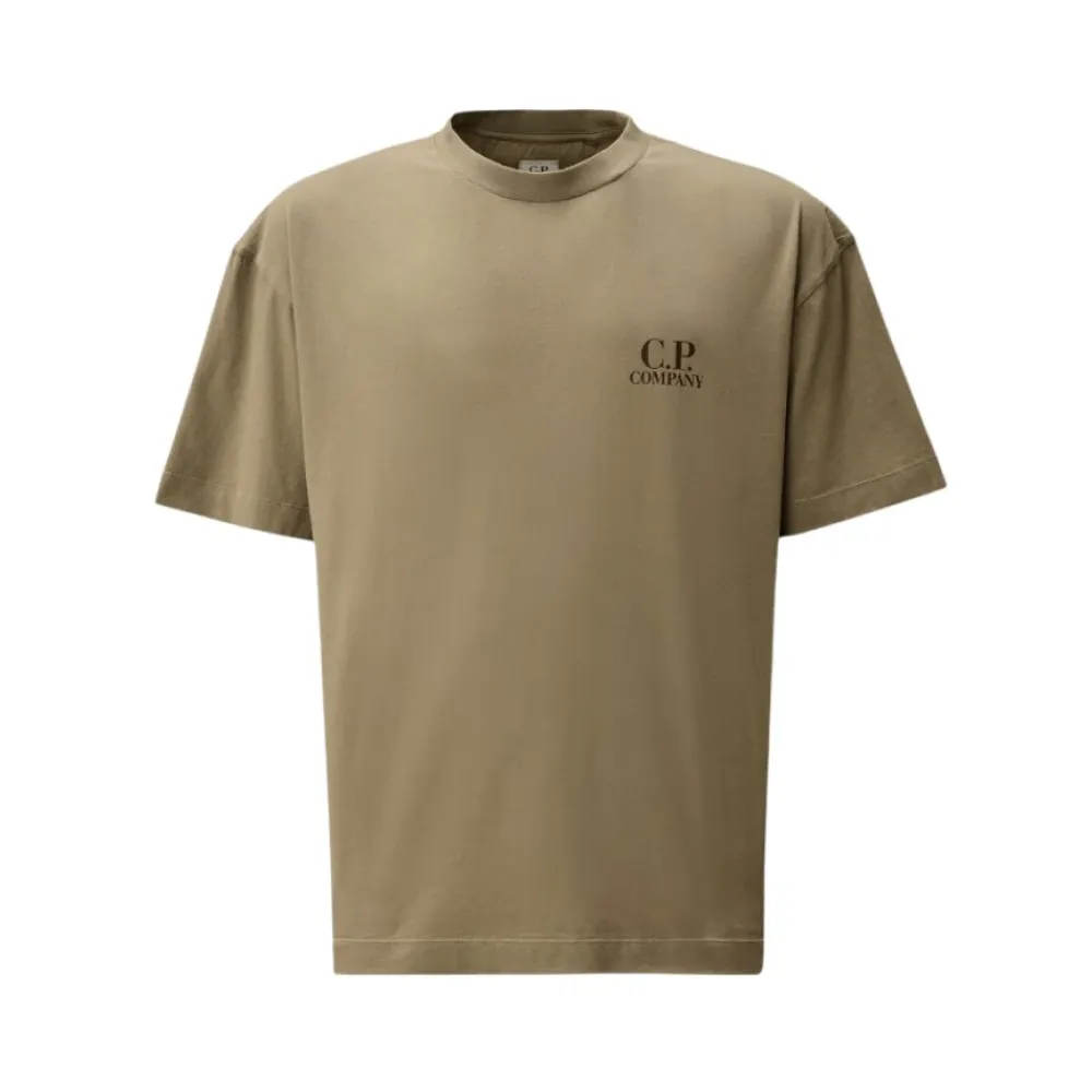 T-Shirts<C.P. Company Logo Bag Urban Style T-shirt Grå