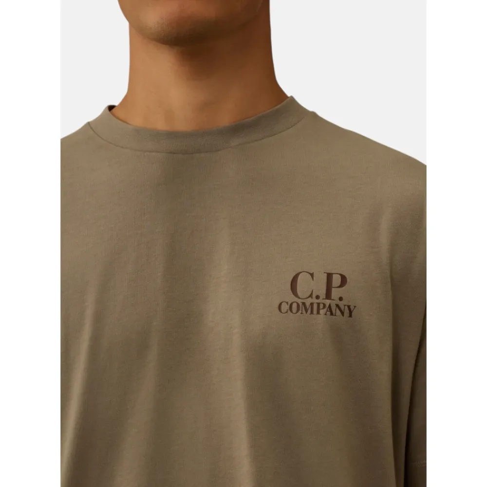 T-Shirts<C.P. Company Logo Bag Urban Style T-shirt Grå